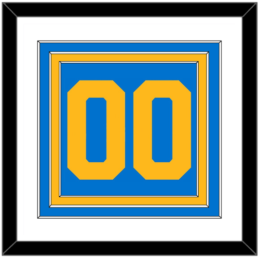 St. Louis Number (Back) - Home Blue - Premier Tier 1