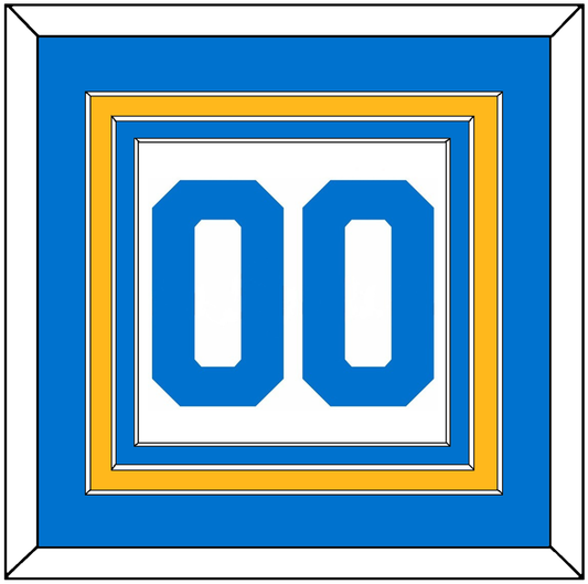St. Louis Number (Back) - Road White - Premier Tier 2