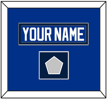 St. Louis Nameplate & Stanley Cup Finals Patch - Home Blue (2017-2025) - Essential Tier 4