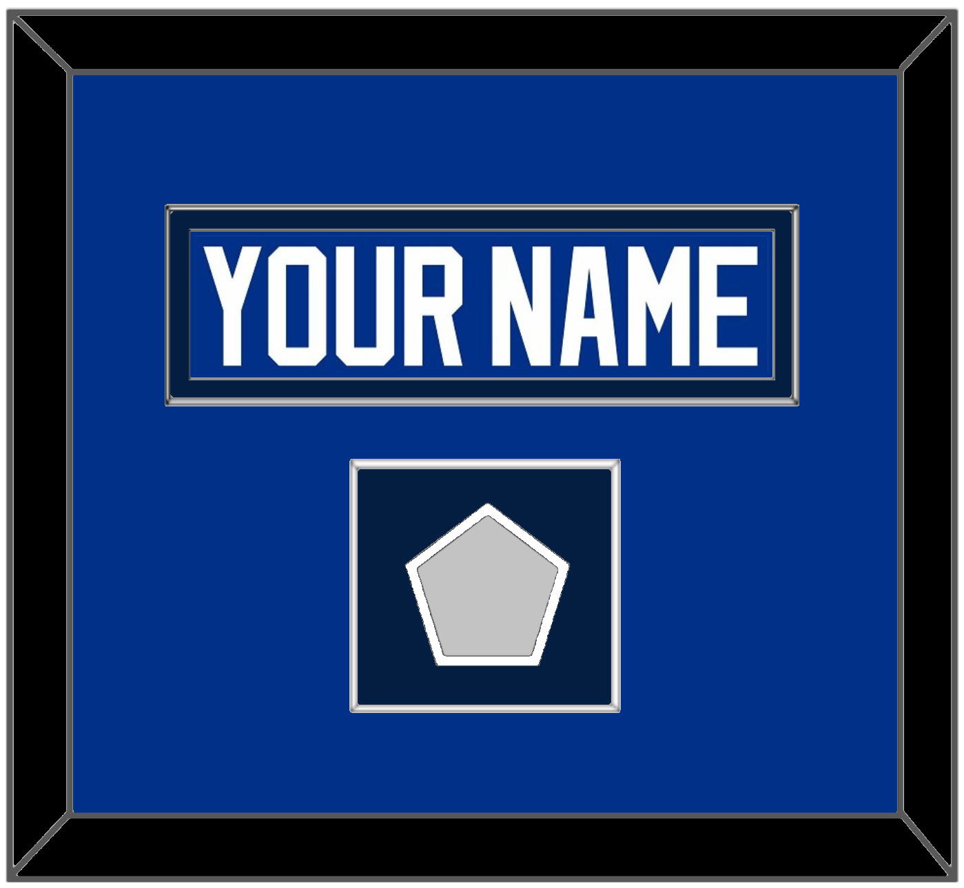 St. Louis Nameplate & Stanley Cup Finals Patch - Home Blue (2017-2025) - Essential Tier 4