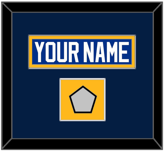 St. Louis Nameplate & Stanley Cup Champions Patch - Home Blue (2017-2025) - Essential Tier 5