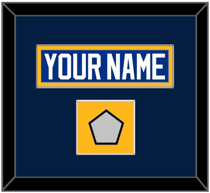 St. Louis Nameplate & Stanley Cup Finals Patch - Home Blue (2017-2025) - Essential Tier 5