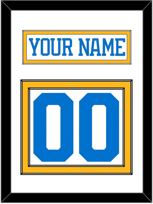 St. Louis Nameplate & Number (Back) - Road White - Signature Tier 1