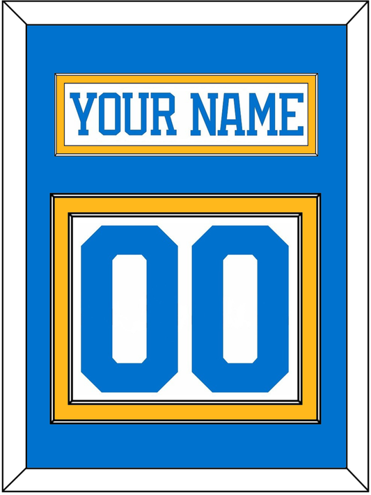 St. Louis Nameplate & Number (Back) - Road White - Signature Tier 2
