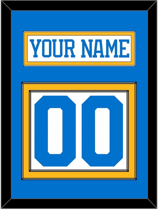 St. Louis Nameplate & Number (Back) - Road White - Signature Tier 2