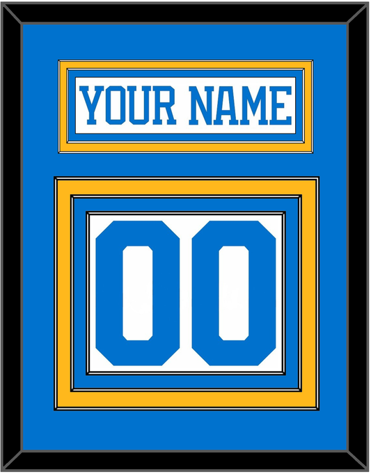 St. Louis Nameplate & Number (Back) - Road White - Premier Tier 2