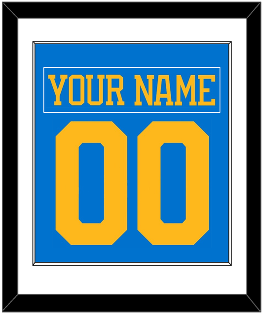 St. Louis Nameplate & Number (Back) Combined - Home Blue - Essential Tier 1