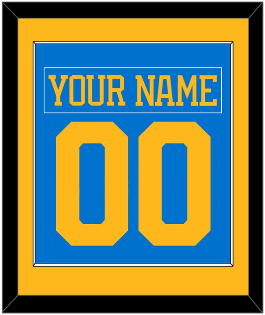 St. Louis Nameplate & Number (Back) Combined - Home Blue - Essential Tier 2