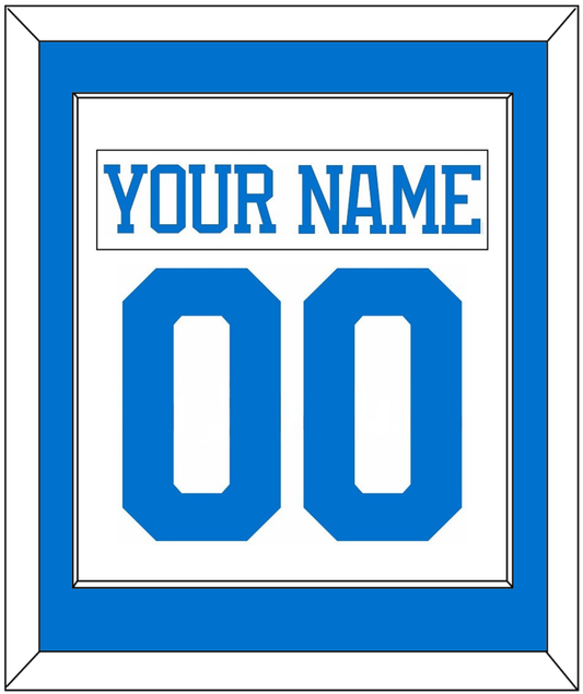 St. Louis Nameplate & Number (Back) Combined - Road White - Essential Tier 1