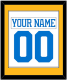 St. Louis Nameplate & Number (Back) Combined - Road White - Single Mat 2