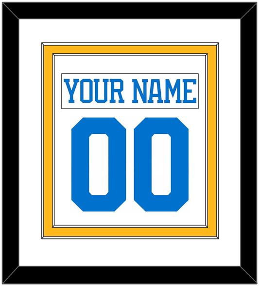St. Louis Nameplate & Number (Back) Combined - Road White - Signature Tier 1