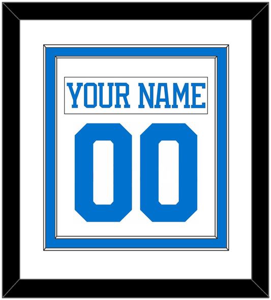 St. Louis Nameplate & Number (Back) Combined - Road White - Signature Tier 2