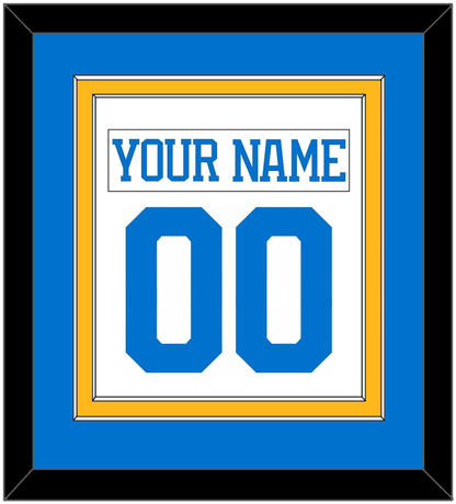 St. Louis Nameplate & Number (Back) Combined - Road White - Signature Tier 3