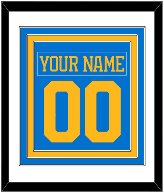 St. Louis Nameplate & Number (Back) Combined - Home Blue - Premier Tier 1