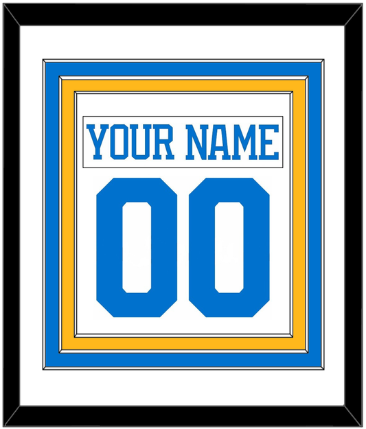 St. Louis Nameplate & Number (Back) Combined - Road White - Premier Tier 1