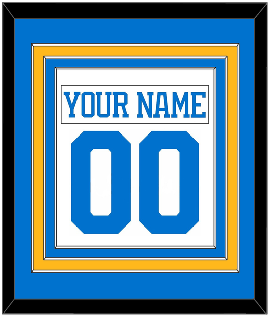 St. Louis Nameplate & Number (Back) Combined - Road White - Premier Tier 2