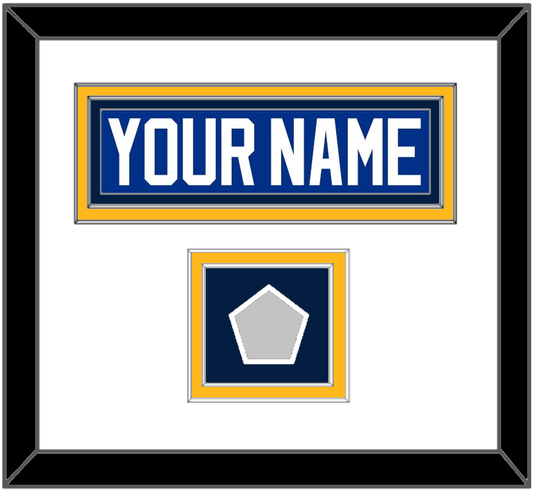 St. Louis Nameplate & Stanley Cup Finals Patch - Home Blue (2017-2025) - Signature Tier 2