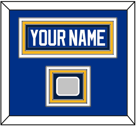 St. Louis Nameplate & Stanley Cup Finals Patch - Home Blue (2017-2025) - Premier Tier 2