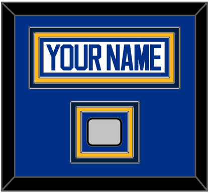 St. Louis Nameplate & Stanley Cup Champions Patch - Road White (2017-2025) - Premier Tier 2