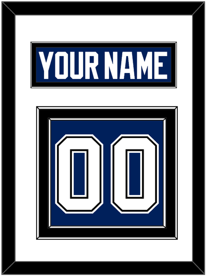 Tampa Bay Nameplate & Number (Back) - Home Blue - Signature Tier 1
