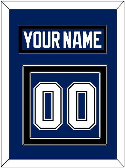 Tampa Bay Nameplate & Number (Back) - Home Blue - Signature Tier 3