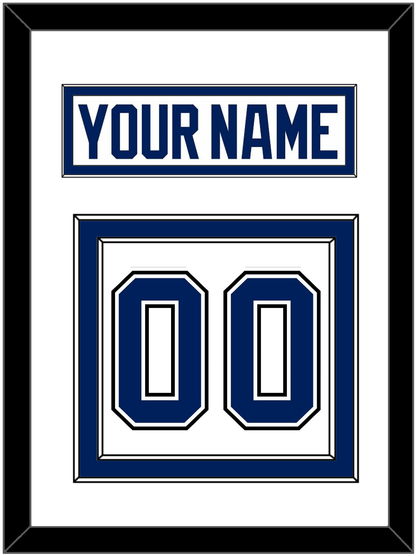 Tampa Bay Nameplate & Number (Back) - Road White - Signature Tier 1
