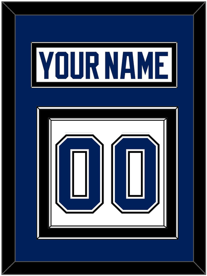 Tampa Bay Nameplate & Number (Back) - Road White - Signature Tier 2