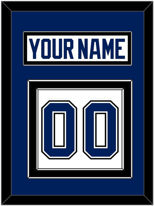Tampa Bay Nameplate & Number (Back) - Road White - Signature Tier 2
