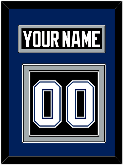 Tampa Bay Nameplate & Number (Back) - Road Black (2001-2007) - Signature Tier 3