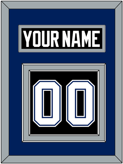 Tampa Bay Nameplate & Number (Back) - Road Black (2001-2007) - Signature Tier 3