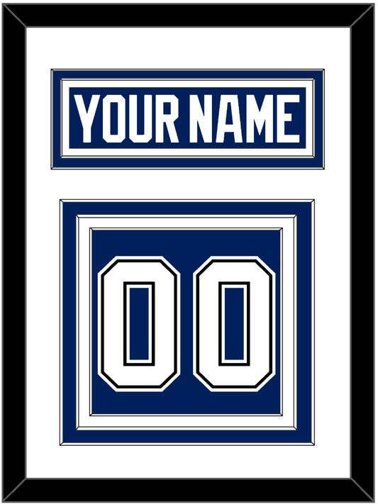 Tampa Bay Nameplate & Number (Back) - Home Blue - Premier Tier 1
