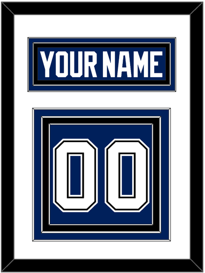 Tampa Bay Nameplate & Number (Back) - Home Blue - Premier Tier 2