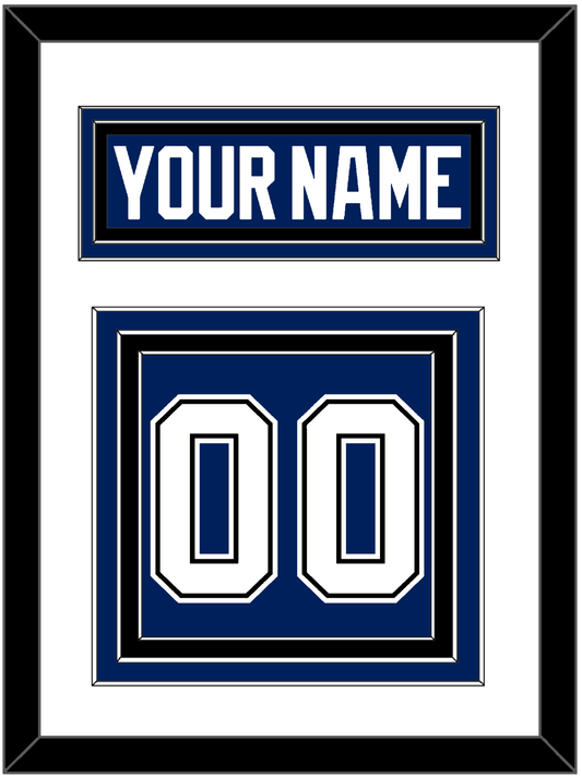 Tampa Bay Nameplate & Number (Back) - Home Blue - Premier Tier 2