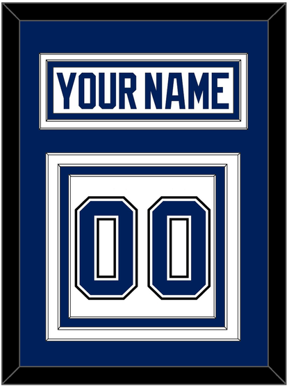 Tampa Bay Nameplate & Number (Back) - Road White - Premier Tier 2