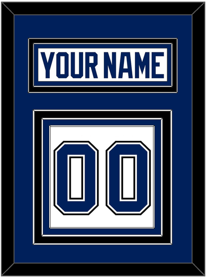 Tampa Bay Nameplate & Number (Back) - Road White - Premier Tier 3