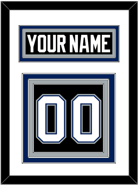 Tampa Bay Nameplate & Number (Back) - Road Black (2001-2007) - Premier Tier 1
