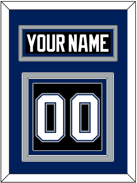 Tampa Bay Nameplate & Number (Back) - Road Black (2001-2007) - Premier Tier 2