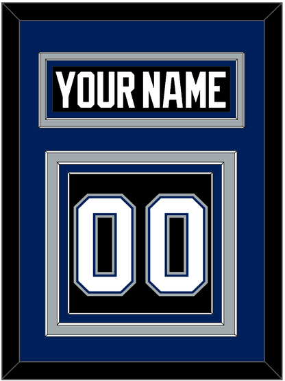 Tampa Bay Nameplate & Number (Back) - Road Black (2001-2007) - Premier Tier 2