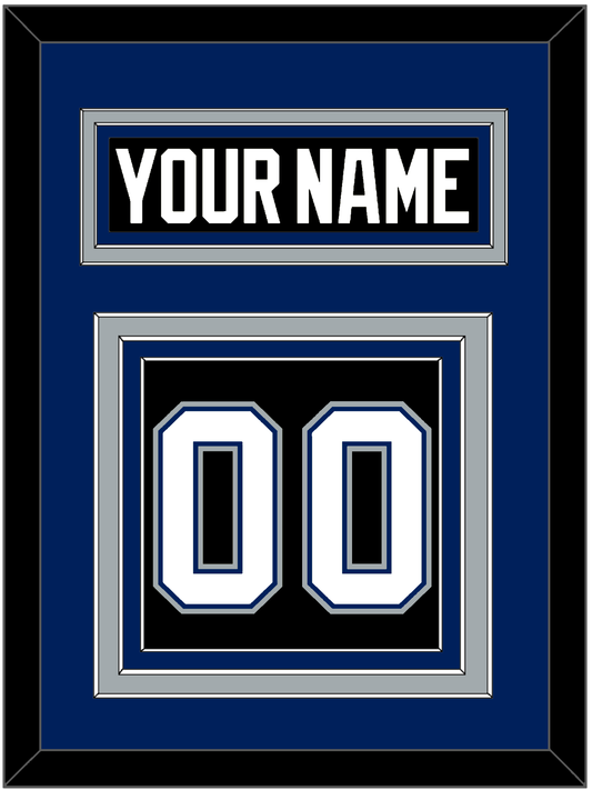 Tampa Bay Nameplate & Number (Back) - Road Black (2001-2007) - Premier Tier 2
