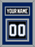 Tampa Bay Nameplate & Number (Back) - Road Black (2001-2007) - Triple Mat 2