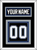 Tampa Bay Nameplate & Number (Back) - Road Black (2001-2007) - Triple Mat 3