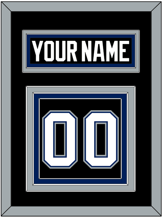 Tampa Bay Nameplate & Number (Back) - Road Black (2001-2007) - Premier Tier 3