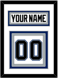 Tampa Bay Nameplate & Number (Back) - Home White (2001-2007) - Triple Mat 1