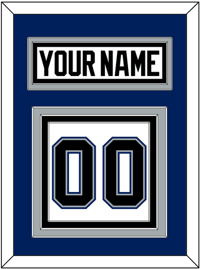 Tampa Bay Nameplate & Number (Back) - Home White (2001-2007) - Premier Tier 2