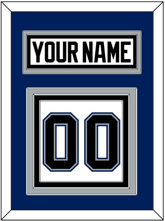 Tampa Bay Nameplate & Number (Back) - Home White (2001-2007) - Premier Tier 3