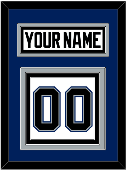 Tampa Bay Nameplate & Number (Back) - Home White (2001-2007) - Premier Tier 2
