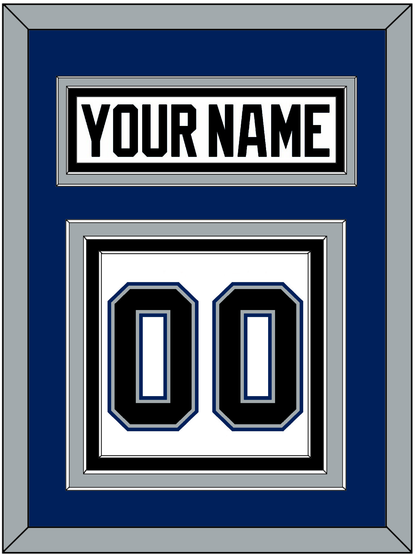 Tampa Bay Nameplate & Number (Back) - Home White (2001-2007) - Premier Tier 3