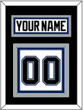 Tampa Bay Nameplate & Number (Back) - Home White (2001-2007) - Triple Mat 3