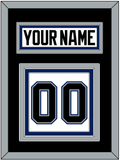 Tampa Bay Nameplate & Number (Back) - Home White (2001-2007) - Triple Mat 3