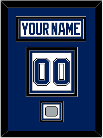 Tampa Bay Nameplate & Number (Back) With 2020 Or 2021 Stanley Cup Champions Patch - Road White - Premier Tier 2